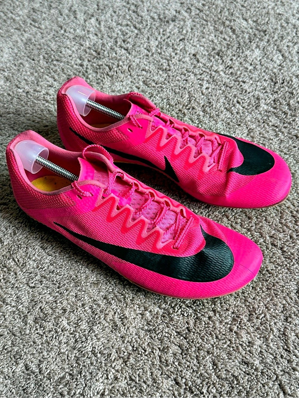 Nike Zoom Rival Sprint Track & Field Shoes Pink & Black- Mens 11